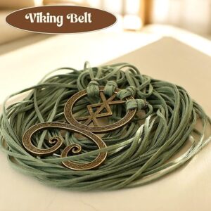 Viking Costume Women Belt with Troll Cross - Medieval Renaissance Accessory for Viking, Ren Faire Halloween Cosplay