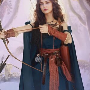 Renaissance Accessories Medieval Belt Pirate Faux Leather Belt Pouch Potion Bottles Ren Faire Accessories