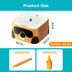 Cardboard Cutter for Kids, Safe DIY Cardboard Construction Tool Kit, Educational Craft Toy for 4+ Boys and Girls, for Creativity Projects 3D Models