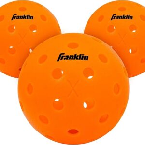 Franklin Sports X-40 Outdoor Pickleballs - Official Ball of USA Pickleball, APP Tour + US Open - Regulation Size