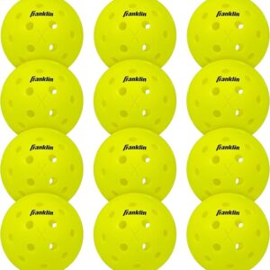 Franklin Sports X-40 Outdoor Pickleballs - Official Ball of USA Pickleball, APP Tour + US Open - Regulation Size