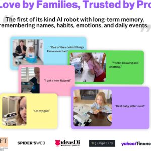 AI Robot for Kids, Programmable & Interactive AI Robot, STEAM Educational Toy ChatGPT Powered, Personalized Companion Robot w/Voice Control, Visual Recognition, Emotion-Aware, Long-Term Memory