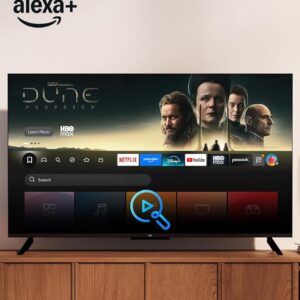 Amazon Fire TV 65" Omni QLED Series (newest model), 4K Ultra HD smart TV, HDR10+, Dolby Vision, Dolby Audio, quad-core processor, hands-free with Alexa