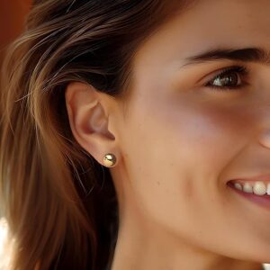 12 Pairs Chunky Gold Hoop Earrings for Women Trendy, Gold Plated Lightweight Hypoallergenic Stack, Thick Open Twisted Huggie Hoops Earring Set