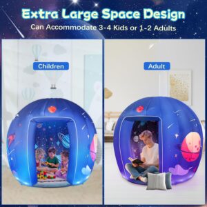 Subao Sensory Tent for Kids & Adults,Astronaut Galaxy Inflatable Light Up Sensory Toys for Autism & ADHD,Kids Tent for Home School Classroom Party...