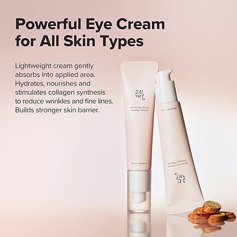 Beauty of Joseon Revive Eye Serum with Retinal Niacinamide Correction for Puffy Eye Bags Fine Lines Dark Circles Wrinkles, Korean Skin Care 30ml, 1 fl.oz - Image 3