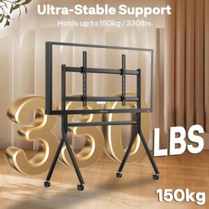 SYLVOX Outdoor TV with Rolling Stand & Soundbar, 75 inch Smart QLED TV, 2000 Nit Full Sun, Weatherproof, 4K UHD, IP55 Waterproof, Commercial Grade (2024...