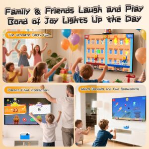 KINHANK MotionX - Motion Sensing Game Console for Kids&Families with 40 Games + Ongoing Updates – No Subscription Required, Plug&Play, Compatible with TV/PC, Perfect for Game Nights, Parties & Gifts