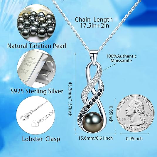 Birthday Gifts for Women Wife Pearl Necklace-Valentinees Gift for Her Grandma Mom on Christmas Day Mothers Day Wedding Gifts Anniversary - Image 2