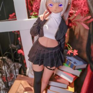 Mozu Seven 85cm Seamless Silicone Figure – 1/2 Scale Anime-Style Collectible Figure by MozuDollNA for Cosplay, Photography & Display (Wig) (MTPE – Standard)