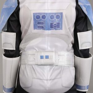 Deluxe Star Wars Clone Trooper Costume for Kid's - Jumpsuit, Armor, Hood, Gloves & Mask - Boy's Star Wars Halloween Outfit