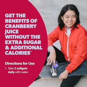 AZO Cranberry Pro, Cranberry Pills for Women & Men, 600mg Pacran, Made with Concentrated Whole Fruit Cranberry Powder to Help Cleanse and Protect The Urinary Tract*, Sugar Free, Non-GMO, 100 Softgels