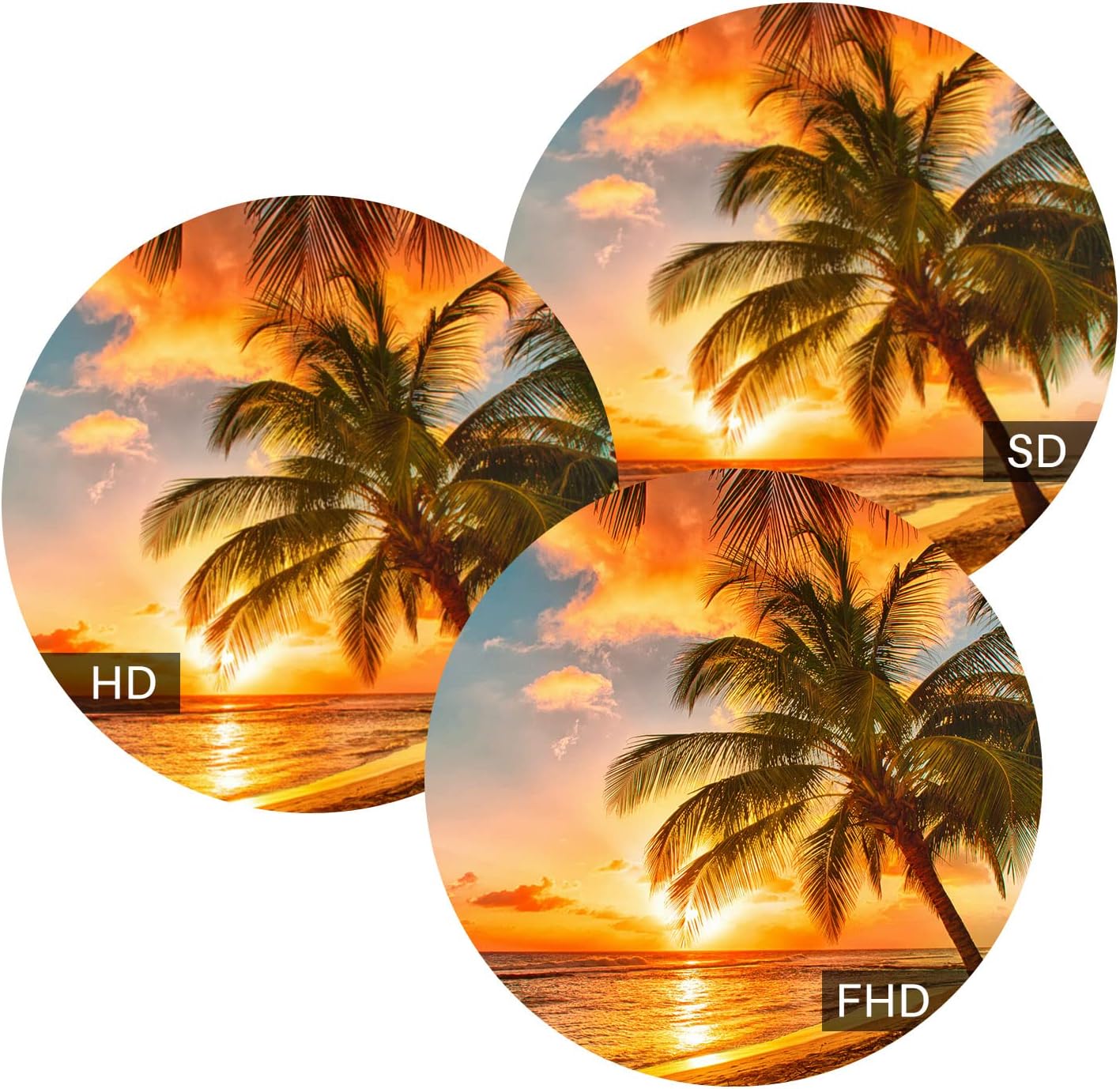 SYLVOX 27 Inch TV 12/24 Volt TV Full HD RV TV,1080P, Built-in Digital Video Disc Player and FM Radio, for Home, RV Camper and Mobile Use, Black - Image 3