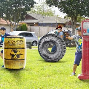 Squad Hero Rechargeable Laser Tag 360° Sensors + LCDs - Set of 4 - Easter Gift Ideas for Kids Teens and Adults Boys & Girls Family Fun - Cool Teenage Lazer Group Activity, Teen Gifts Ages 8+ Year Old