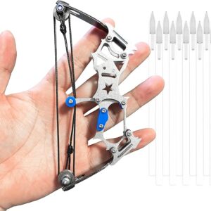 Archery Bow Set Left and Right Hand Compound Bow Hunting Bow Metal Material Catapult RH/LH for Practice Archery