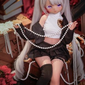 Mozu Seven 85cm Seamless Silicone Figure – 1/2 Scale Anime-Style Collectible Figure by MozuDollNA for Cosplay, Photography & Display (Wig) (MTPE – Standard)