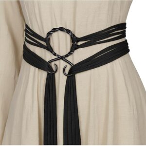 Joukavor Viking Troll Cross Belt Norse Witch Rope Belt Medieval Accessories Women