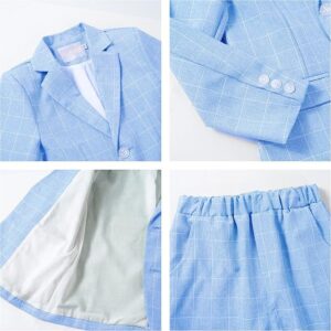 LOLANTA Boys Suit Wedding Ring Bearer Outfit Kids Suit Set, Blazer Pants Bow Tie Dress Clothes Formal Wear