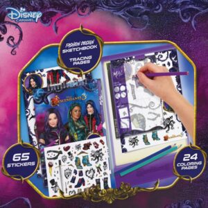 Make It Real Disney Descendants 3 Fashion Design Tracing Light Table for Girls - 9-Piece Set with Sketchbook, Stickers, Tracing Pages, Light-Up Table -...