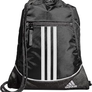 adidas Alliance Sackpack – Drawstring Backpack for Sports, Small Gym Bag