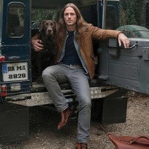 Holy dove Men's Lightweight Dress Boots Zip Ankle Chukka Casual Boot