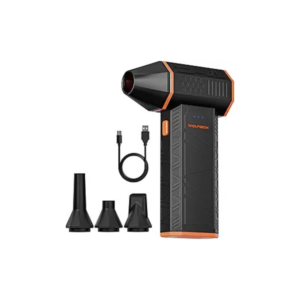 WOLFBOX MF50 Compressed Air Duster-110000RPM Super Power Electric Air Duster, 3-Gear Adjustable Mini Blower with Fast Charging, Dust Blower for Computer, Keyboard, House, Outdoor and Car