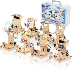 ACEBOTT 8-Piece Set ESP32 STEM Smart Home Education Kit Compatible with Arduino, STEM Robotics Science Kits for Kids Age 12+, Engineering Projects STEAM Activities Gifts 12+ Year Old Boys Crafts