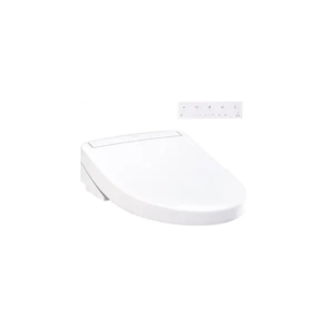 TOTO WASHLET S5 Electronic Bidet Toilet Seat with Instantaneous Water Heating, PREMIST and EWATER+ Wand Cleaning, Elongated, Cotton White - SW3446#01