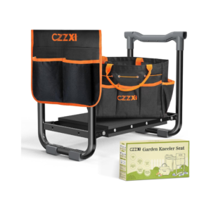 Garden Kneeler and Seat, Wider and Thicker Kneeling Pad Heavy Duty Gardening Stool with Gardening Tool Pouch and Bag, Garden Bench/Chair Gifts for Women, Seniors