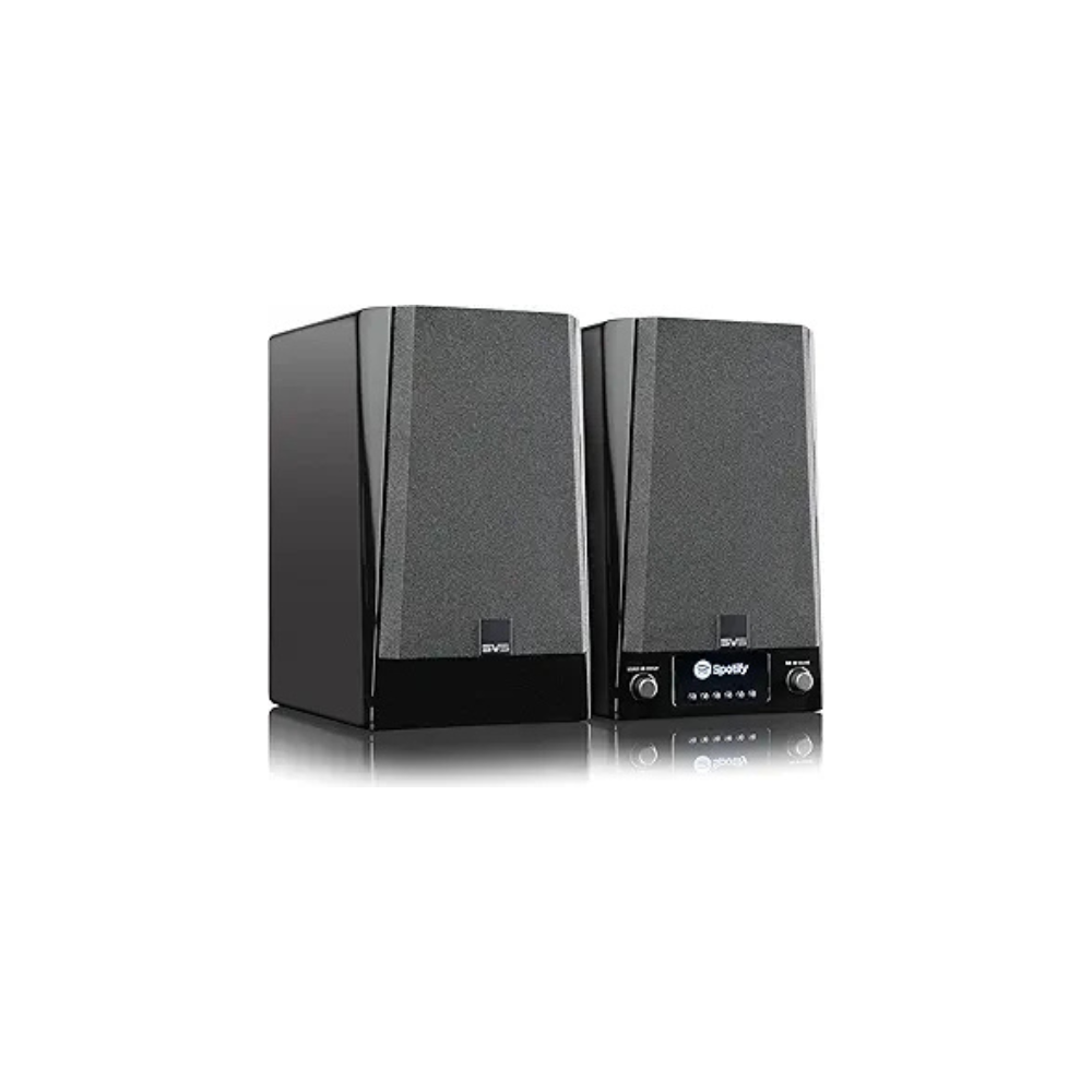 SVS Prime Wireless Pro Powered Speaker System with Chromecast and Airplay 2 - Pair (Piano Gloss Black)