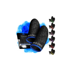 10 Pieces Gaming Finger Sleeves - Perfect Touchscreen Glide - Thumb Sleeve for Mobile Games - Dedales Gamer Profesionales - Phone Accessories