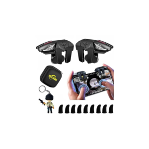 PUBG Mobile Triggers 13 in 1 Combo, 4 Gaming Triggers Mobile Phone Game Controller for PUBG/Knives Out/Call of Duty/Rules of Survival, Aim & Fire Trigger for iPhone & Android Phone (Boy)