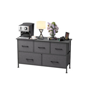 8 Drawers Fabric Dresser Charging Station